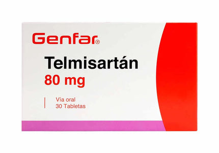 Telmisartan 80 Mg 30 Tbs Gf