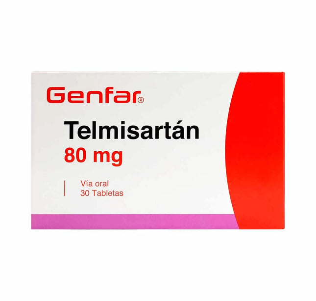 Telmisartan 80 Mg 30 Tbs Gf