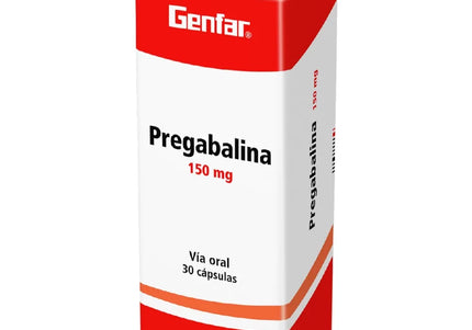 Pregabalina 150 Mg 30 Capsulas Gf