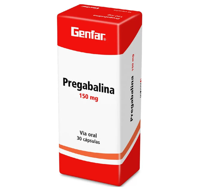 Pregabalina 150 Mg 30 Capsulas Gf