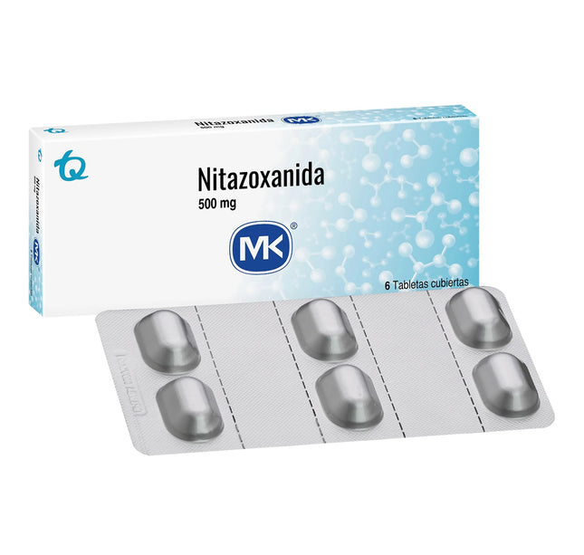 Nitazoxanida 500 Mg 6 Tbs Mk