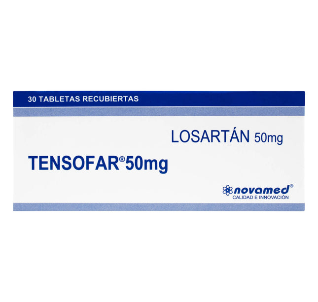 Losartan Tensofar 50 Mg 30 Tabletas