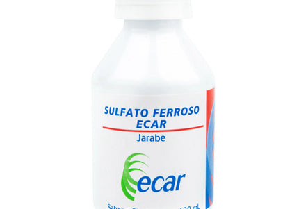 Sulfato Ferroso Chicle Jarabe 120 Ml Ecar