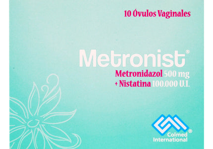Metronist Metronidazol + Nistatina 10 Óvulos