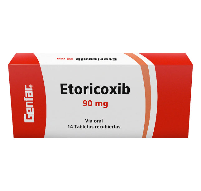 Etoricoxib 90 Mg 14 Tabletas Gf