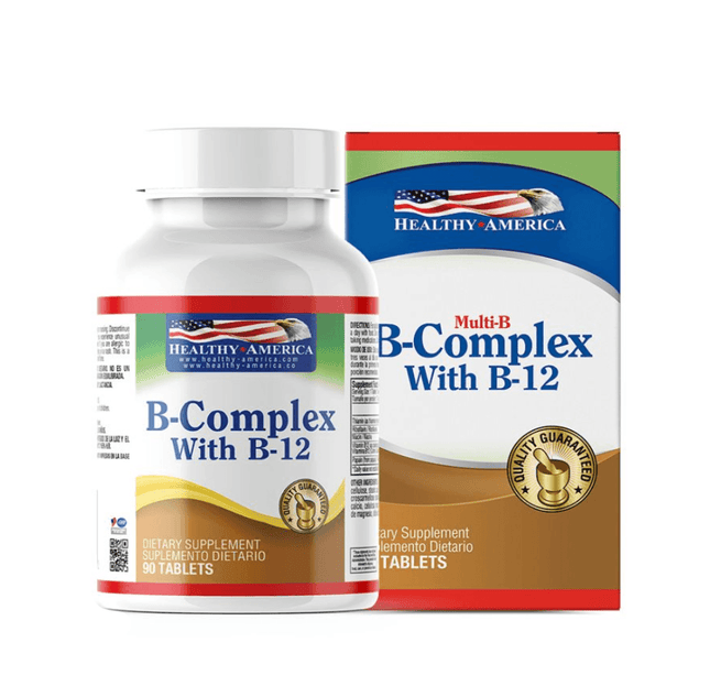 B-Complex With B-12 90 Capsulas