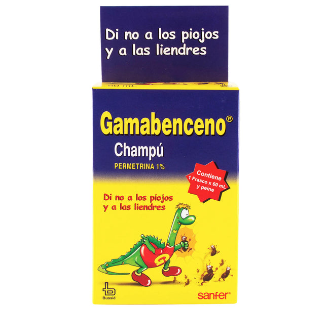 Champoo Gamabenceno 60 Ml