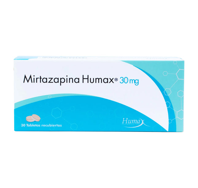 Mirtazapina 30 Mg 30 Tbs Humax