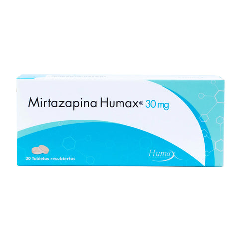 Mirtazapina 30 Mg 30 Tbs Humax