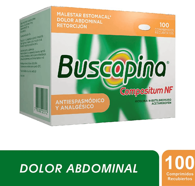 Buscapina Nf Compositum 325/10Mg 100 Tabletas