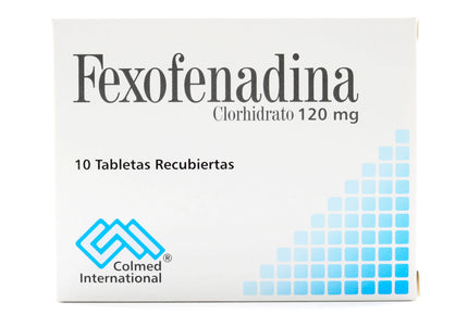 FEXOFENADINA 120 MG 10 TABLETAS PC