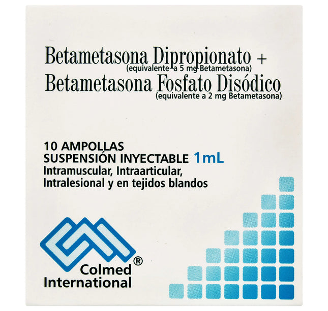 Betametasona Fosfato/Dipro 1Ml 10 Ampollas