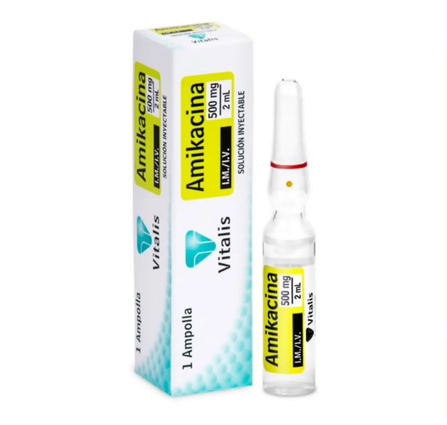 Amikacina 500Mg/2 Ml. 1 Ampolla Vt