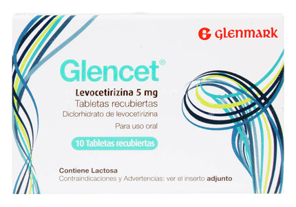 Glencet 5 Mg 10 Tabletas