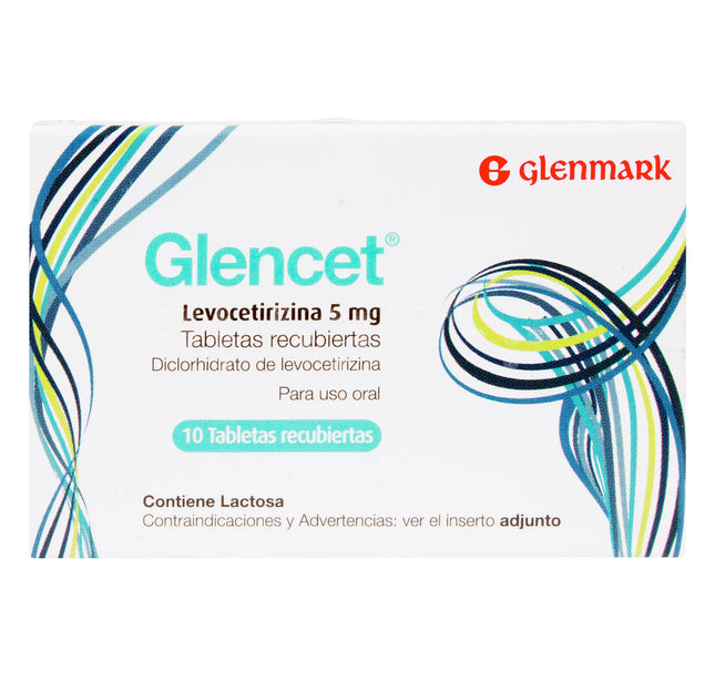 Glencet 5 Mg 10 Tabletas