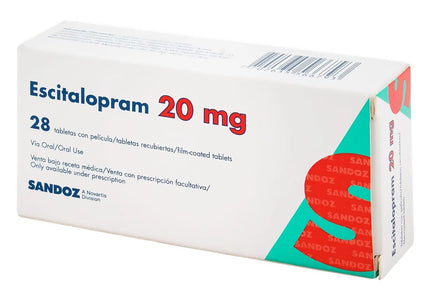 Escitalopram 20 Mg 28 Tabletas Sandoz