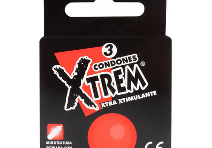 PRESERVATIVO XTREM XTRA XTIMULANTE 3 UND