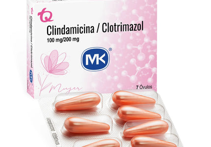 Clindamicina Clotrimazol 7 Ovulos Mk
