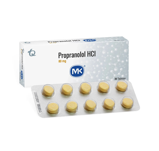 Propranolol Hcl 80 Mg 30 Tbs Mk