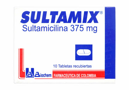 Sultamix 375 Mg 10 Tabletas Recubiertas