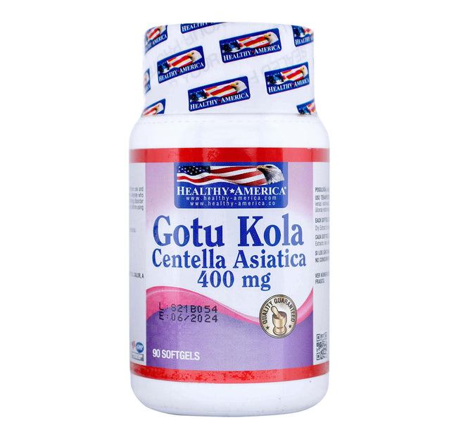 Gotukola Centella Asiática 400 Mg 90 Softgels