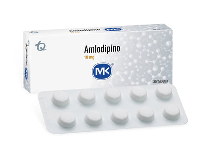 Amlodipino 10 Mg 30 Tbs Mk
