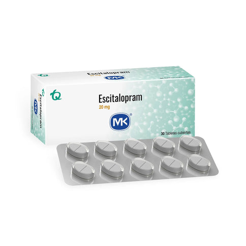 Escitalopram 20 Mg 30 Tbs Rec Mkpae