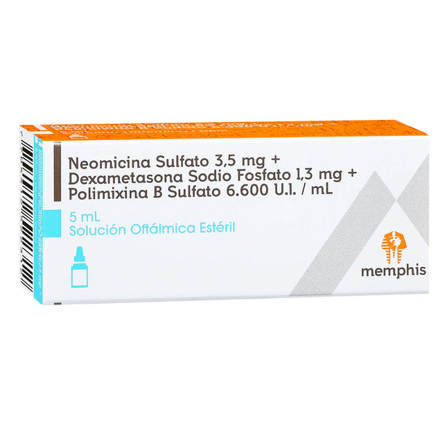 Dexametasona+Polim.+Neom.Sol.Oft 5Ml Mp