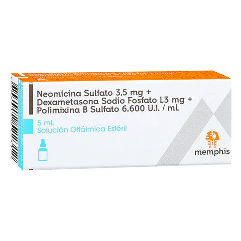 Dexametasona+Polim.+Neom.Sol.Oft 5Ml Mp