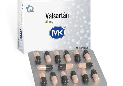 Valsartan 80 Mg 30 Capsulas Mk