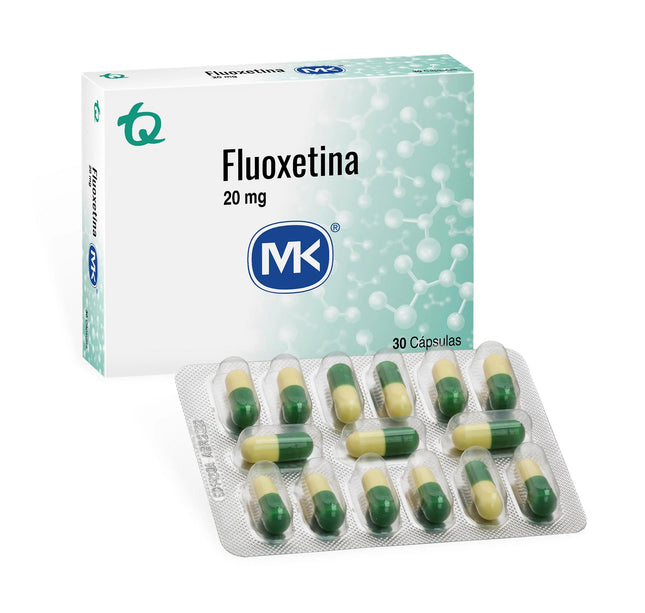 Fluoxetina 20 Mg 30 Capsulas Mk