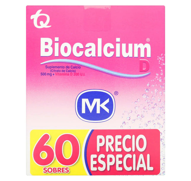 Biocalcium D Polvo 500 Mg 60 Sbs P Espec