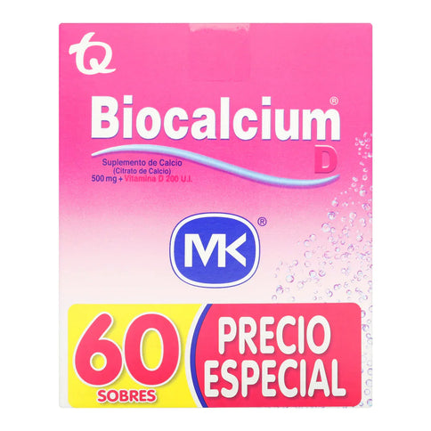 Biocalcium D Polvo 500 Mg 60 Sbs P Espec