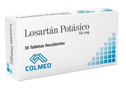Losartan 50 Mg 30 Tabletas Colmed