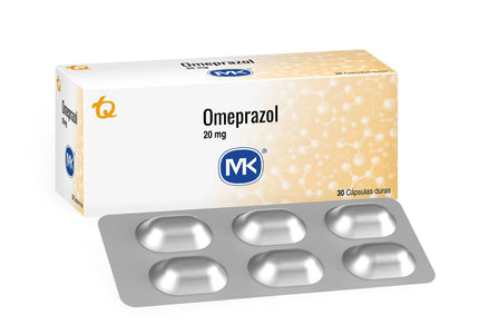 Omeprazol 20 Mg 30 Capsulas Mk