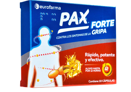 PAX FORTE 400 MG 10 CAPSULAS