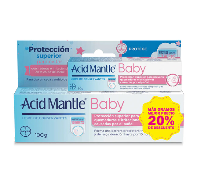 Acido Mantle Baby Crema 100Gr+Ac.Baby