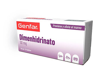 Dimenhidrinato 50 Mg 36 Tbs Gf