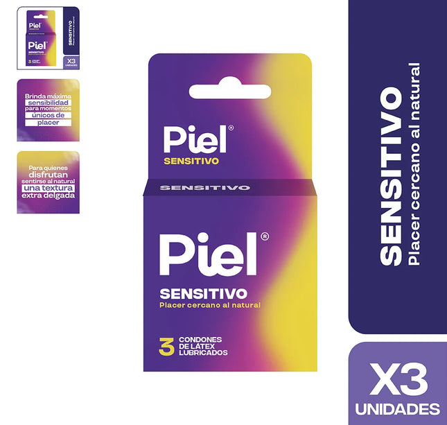 Preservativo Condon Piel Sensitivo 3 Und