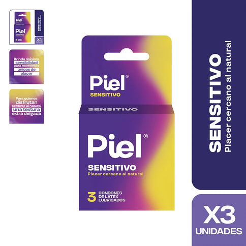 Preservativo Condon Piel Sensitivo 3 Und