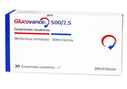 Glucovance 500/2.5 Mg 30 Tabletas