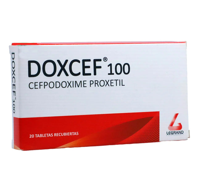 Doxcef 100 Mg 20 Tabletas