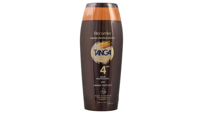 Bronceador Tanga Crema Spf 4 220 Ml