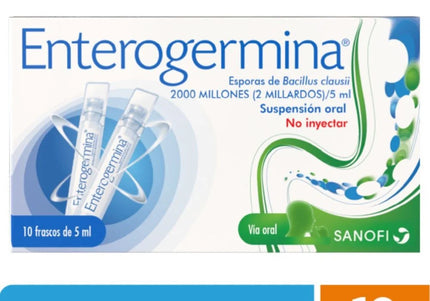 Enterogermina 5 Ml 10 Ampollas Bebibles