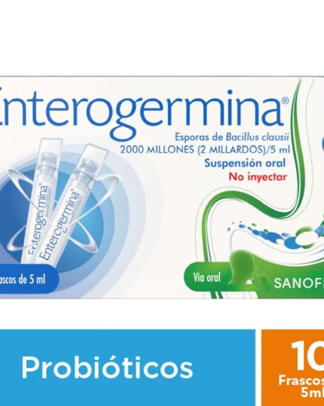 ENTEROGERMINA 5 ML 10 AMP BEBIBLES