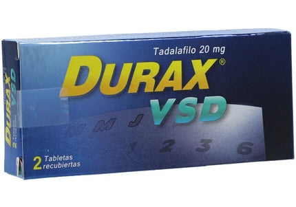 Durax Vsd 20 Mg 2 Tabletas