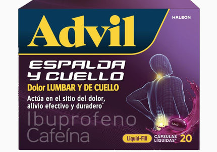 Advil Liquid Fill Espalda Cuel 20Cap