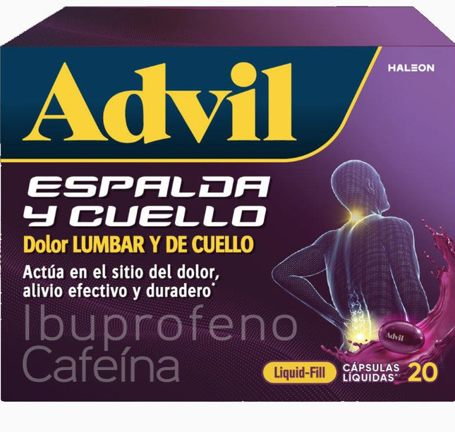 Advil Liquid Fill Espalda Cuel 20Cap
