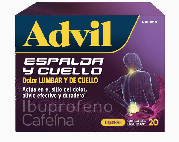 Advil Liquid Fill Espalda Cuel 20Cap