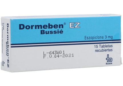 Dormeben Ez 3 Mg 15 Tabletas